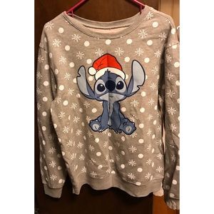 Disney Santa Stitch Crewneck Sweatshirt